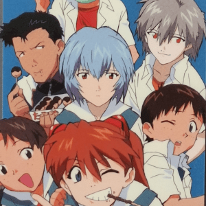 Shinj, Rei, Asuka, Kaworu: V-03 Wafer Card (Sealed)